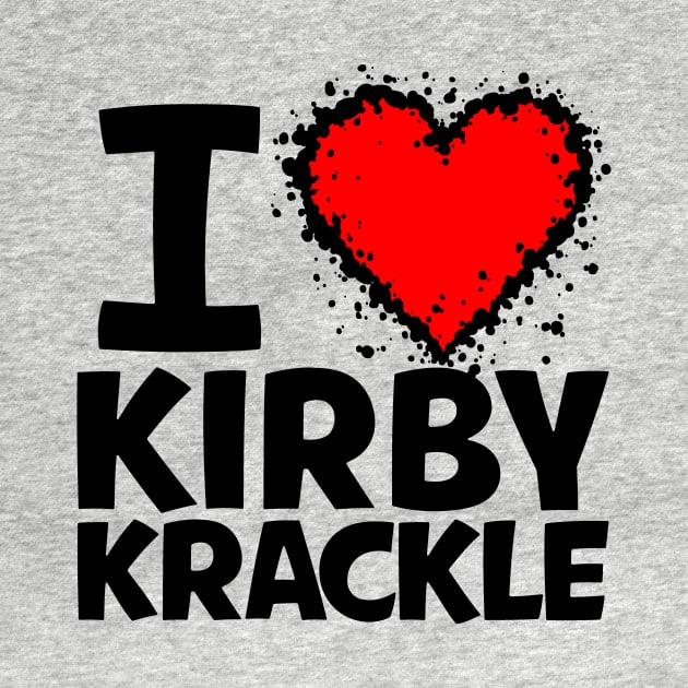 I Heart Kirby Krackle by blairjcampbell